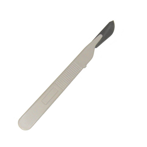 Disposable Scalpel with Stainless Steel Blade, Box of 10
